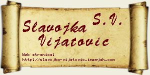 Slavojka Vijatović vizit kartica